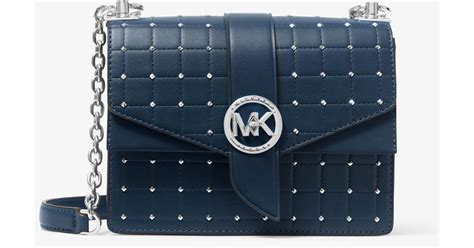 michael kors greenwich bag blue|Michael Kors greenwich crossbody bag.